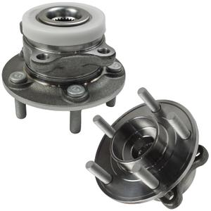512498 2PC Front Wheel Hub and Bearing Assembly for 2013-2020 Ford Fusion, for 2013-2016 Lincoln MKZ, for 2019-2020 Ford Police Responder Hybrid, for 2019-2020 Ford SSV Plug-in Hybrid