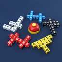 60PCS The Crossword Dice Game Set, Word Game Dice Crossword Creative Game for Family Games, 1-5 Player Word Spelling Dice Games Letter Dice Games for Travel, Camping, and Family Night