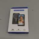 Vlog Selfie Monitor Screen iPhone, 4K 60fps Recording, Wireless Screen Mirroring with Remote Control, Magnetic Fixation, 180 Rotation, 3 Levels of Brightness, Compatible with iPhone & Android (Black)