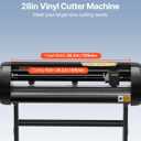 VEVOR Vinyl Cutter Machine, Upgraded 28 Inch Paper Feed Cutting Plotter Bundle, Adjustable Force & Speed Vinyl Printer with Powerful Stepper Motors, Signmaster Software Compatible with Windows System