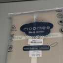 MooMee Bedding Duvet Cover Set 100% Washed Cotton Linen Like Textured Breathable Durable Soft Comfy (Heathered Taupe, King 104"x90")