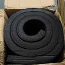 CAP Barbell Yoga Mat 1" Thick with Carrying Strap - High Density Exercise Mat for Yoga, Pilates, Stretching, Floor & Fitness Workouts - 74''x24''x1 | Black