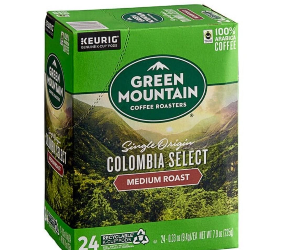 Green Mountain Coffee Roasters Colombia Select Single Serve Keurig® K-Cup® Pods - 24/Box (BB: 09/23/2025)