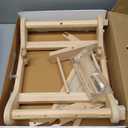 16 Inches Weaving Loom Kit,Pine Weaving Machine with Rigid Heddle Shed Stick, Wooden Multi-Craft Weaving Loom for Adults, Threads Warping Frame with Pegs and Yarn Stand, Beginners, Kid's DIY