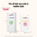 Dream On Me Nap Nest Crib and Toddler Mattress, Dual-Sided - Infants & Toddlers, Waterproof 5 Mattress with 88 Interwoven Coils, 75% Recycled Fiber, GREENGUARD Gold & BSA Certified Daisy Dreams