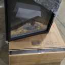 Tangkula 22.5 Inch Electric Fireplace Insert, Freestanding & Recessed Electric Fireplace Heater with Remote Control, Adjustable Heater, 7 Log Hearth Flame Settings for Home Room Indoor (22.5")