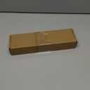 Malldii 9.5” Large Acrylic Straw Holder for Cabinet Door - Reusable Tumbler Straw Organizer Storage, Small Kitchen Accessories Container, Ultra Sticky Cupboard Door Mounted (Transparent)