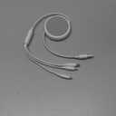 LISEN Multi Charging Cable, 3 in 1 Charging Cable, Retractable Car Charger with Type C/L/Micro USB Ports for iPhone 16 15 14 Pro Max/Samsung Galaxy S25/PS/Kindle, Multi Chargers for All Devices, White