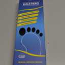 Walkhero Plantar Fasciitis Pain Relief Insoles High Arch Support Orthotic Shoes Inserts, Relieve Flat Feet and Foot Fatigue (Mens 7-7 1/2 | Womens 9-9 1/2, Blue Gray)