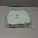 Travel Makeup Bag for Women, Large Capacity Cosmetic Bags for Girls, Compact Pouch Make up Organizer, Waterproof Toiletry Bag with Divider and Handle (Green2)