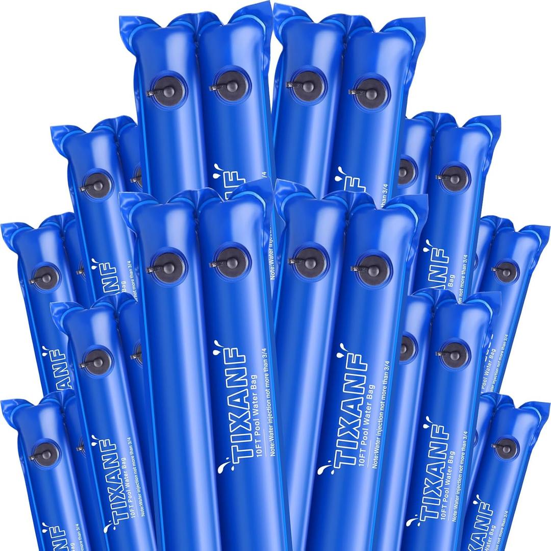 10 Ft Pool Water Bags 0.8mmThickened Double Layer Water Tubes 12 Pack