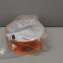 Woods Heavy Duty Cord Storage Wheel - Holds Up to 150 Feet of 16/3 or 125 Feet of 14/3 Gauge Cord - Tangle-Free Design for Extension Cords, Rope, or Hose - - Black