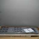 VASAGLE CUSTOS Collection - Shoe Bench, Storage Bench with Padded Seat, Entryway Bench with 15 Compartments, for Bedroom, 11.8 x 41.3 x 18.9 Inches, Cloud White and Dove Gray ULHS15WT