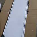 Fluted 7 Drawers Dresser for Bedroom, Modern Chest of Drawers with Metal Handles, Wood Storage Dresser with Deep Drawers for Living Room, Hallway (White & Oak)