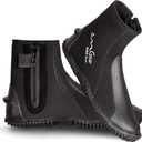 OMGear Neoprene Diving Boots 3mm 5mm Water Boots Dive Fins Booties with Rubber Sole Snorkeling Gear Surfing Scuba (L(Men10/Women11))