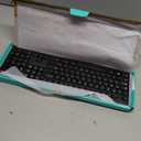 Logitech K270 Wireless Keyboard for Windows, 2.4 GHz Wireless, Full-Size, Number Pad, 8 Multimedia Keys, 2-Year Battery Life, Compatible with PC, Laptop, Black (1 Pack)