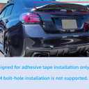 Rear Trunk Spoiler Compatible with 2015-2021 Subaru WRX/WRX STI, Duckbill Fits for 15-21 4 Door Sedan, Exterior High Kick Tail Deck Lid Splitter Wing Lip (Glossy Black)