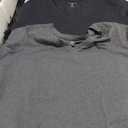Amazon Essentials Women's Regular-Fit Short-Sleeve Crewneck T-Shirt (Medium, Black/Charcoal Heather)