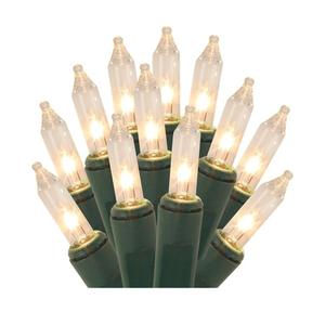 Clear Christmas String Lights, 100 Count, Incandescent Mini Christmas Lights, Connectable Xmas Tree Light for Indoor Outdoor Garland Birthday Holiday Wedding Festival Party