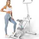 YYJO Steppers for Exercise at Home Stair Stepper with Handlebar and Resistance Foldable Stepper Climber Exercise Machine Cardio Exercis