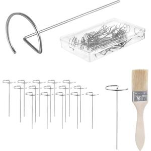 50 pieces of stainless steel mini barbecue skewers 3.74 feet long, suitable for air fryers, mini grilled meat skewers reusable mini barbecue skewersconnecting fruits and meats for grilling,