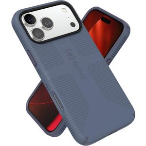 Speck CANDYSHELL Grip +MS Case for iPhone 17 Pro Max - Mystery Blue/Faded Denim | Slim Protective Grip | Drop Protection | MagSafe Compatible