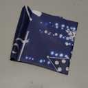 Happy 10th Anniversary Backdrop Banner Decor Navy Blue  Silver Glitter Happy 10 Years Wedding Anniversary Party Theme Decorations for Women Men Supplies (10)