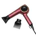 Bio Ionic 10X Ultralight Speed Hair Dryer, Blow Dryer with Adjustable Heat & Speed, Memory Function, Professional Hair Styling Tool for Fast, Frizz-Free Hairstyles (Velvet Rouge Limited Edition)