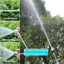 Aquoxis Pressure Washer 15X More Powerful Than Hoses, Aquoxis Spray Nozzle, with 360 Rotating for Three Spray Modes, Easy Installation, Universal Compatibility (with Foam Pot + 3 Metal Connector)