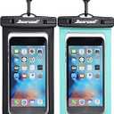Hiearcool Waterproof Phone Pouch, Waterproof Phone Case for iPhone 17 16 15 14 13 Pro Max, IPX8 Cellphone Dry Bag Beach Cruise Ship Essentials 2Pack-8.3"