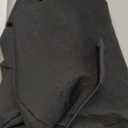 Large Satin Lined Scrub Cap for Women Long Hair Nurse Head Cap Surgical Bonnet 4 Buttons (Black)