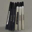ARTISTRO 6 Black & White Acrylic Paint Pens 0.7mm Extra-Fine Tip Markers Paint Pens for Crafts, Rock Painting, Glass, Wood, Canvas, DIY Art