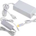 2-1 AC Adapter Compatible with Wii U Console and Wii U Gamepad, Power Console, and Gamepad Charger (for Both Console/Gamepad)