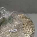 Juvale Gold Placemats - 14.4-Inch Round Vinyl with Leaf Design, Pack of 10 - Table Chargers for Dinner Table Decor