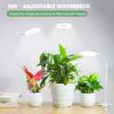 Full Spectrum Grow Lights for Indoor Plants, Clip-on LED Plant Lights for Indoor Growing with Auto On/Off Timing 4/8/12 Hrs, 10 Dimmable Levels, 3 Spectrum Modes & Adjustable Gooseneck, Remote Control