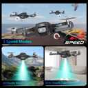 Drones with Camera for Adults 4K, GPS Drone with 4.5 LCD Screen Controller Follow Me Auto Return 5G Long Range Transmission Foldable FPV Drone for Beginners Under 249g