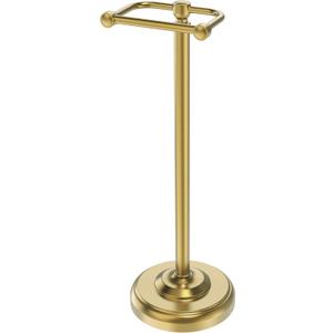 Toilet Paper Holder Stand,Free Standing Toilet Paper Holder,Modern Post Pivoting Toilet Paper Stand with Stable Weighted Base,SUS304 Stainless Steel Tissue Roll Holder Stand for Bathroom,Brushed Gold