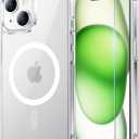 Temdan for iPhone 15 Case Clear, [Compatible with Magsafe][Anti-Yellowing][Military-Grade Protection] Shockproof Slim Phone Sleeve Case for iPhone 15, Clear