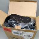 Foldable Rollator Walker with Seat for Seniors, Easy Folding & One-Hand Carry, Walkers for Seniors All-Terrain Wheels, Height Adjustable Lightweight Rolling Walker for Elderly, Black