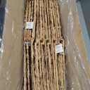 11x11in Wicker Storage Baskets Set of 5 Collapsible Water Hyacinth Basket for Organizing,Handwoven Woven Bins for Bedroom,Living Room,Shelves - Natural