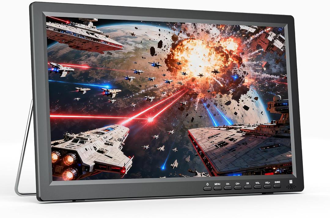 15.6 inch Portable TV with Antenna and Freeview