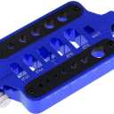 Aluminum Universal Soldering Station Solder Jig for XT60 XT90 T Plug Bullet Connector Banana Plug,Blue