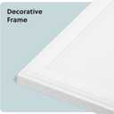 U Brands Farmhouse Magnetic Dry Erase Board White Board, 24" x 18", White Wood Style Frame, Includes 2 Magnets