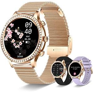 Smart Watches for Women (Answer/Make Call), Colesma Smart Watch for Android & iPhone, 1.32" HD Fitness Tracker Watch Sleep/Heart Rate/SpO2 Monitor Pedometer Waterproof Smartwatch,Multiple Sports Modes