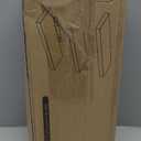 Wood Floating Shelves with Metal Hooks, Wall Mounted Coat Rack with Shelf Set of 2, Bathroom Wall Shelf with Removable Towel Bar, Hanging Shelves with 9 Hooks for Kitchen Entryway Coffee Bar, Black