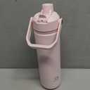 ENCOOL Insulated Water Bottle with Straw Stainless Steel Water Bottle, Leak-Proof, BPA-Free, Double Wall Vacuum Keeps Cold for 24 Hours for Sports, Travel, School (26 oz, Cotton Candy)