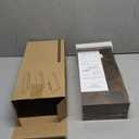 BAYKA Floating Shelves Bathroom for Wall  Shelf Over Toilet Farmhouse Rustic Wood for Bedroom, Kitchen, or Living Room Decor Organization Display Shelving  Rustic Brown, Set of 3 (15.7inches)