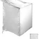QWORK Washer and Dryer Covers, Heavy Duty Waterproof Washing Machine Cover for Most Top Load or Front Load Machine, Dustproof, All Weather Protection, 29" W x 28" D x 43" H