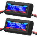 Yunsailing 2 Pcs 200A High Precision Watt Meter Power Analyzer Battery Consumption Performance Monitor Amp Meter Monitor with Backlight Digital LCD Screen for RC Solar Voltage Current Power (60V)