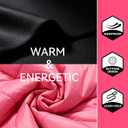 PETLESO Dog Coat for Small Dogs, Winter Dog Jacket Cold Weather Windproof Warm Puffer Jacket with Leash Hole, Button Fixable Hat, Pink XL